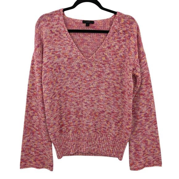 J.Crew Marled Cable Knit Sweater Women Size M Pullover Textured Soft Minimalis - Picture 1 of 10